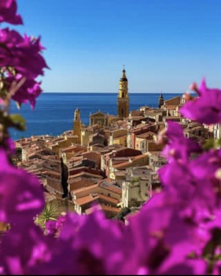 Le Vigia-Vue Mer-Terrasse-Climatisation-Parking Menton Exterior photo